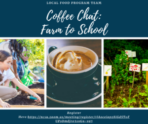 Cover photo for Local Food Coffee Chat: Farm to School - October 15th