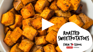 link to youtube video on roasting sweetpotatoes